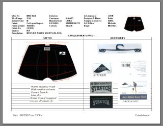 Labelling/Embellishments